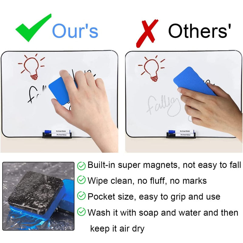 Mini Magnetic Whiteboard Eraser | Magnetic Whiteboard Cleaner |