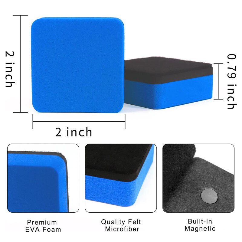 Mini Magnetic Whiteboard Eraser | Magnetic Whiteboard Cleaner |