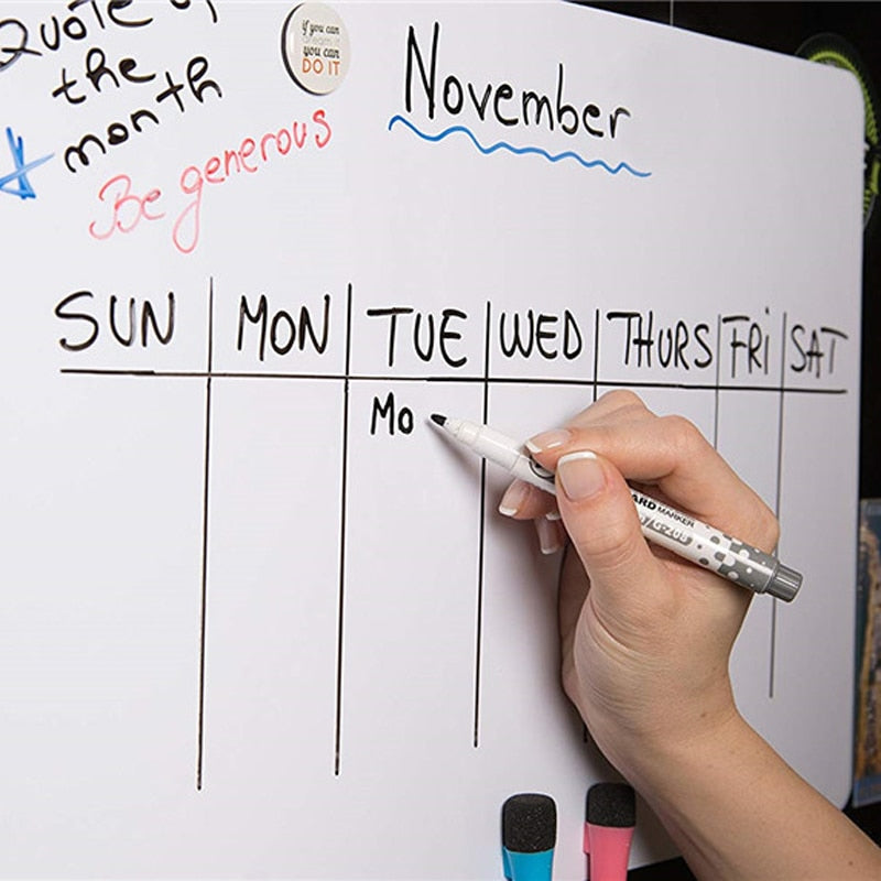 Magnetic Whiteboard Soft School Home Office | Dry Erase Magnetic