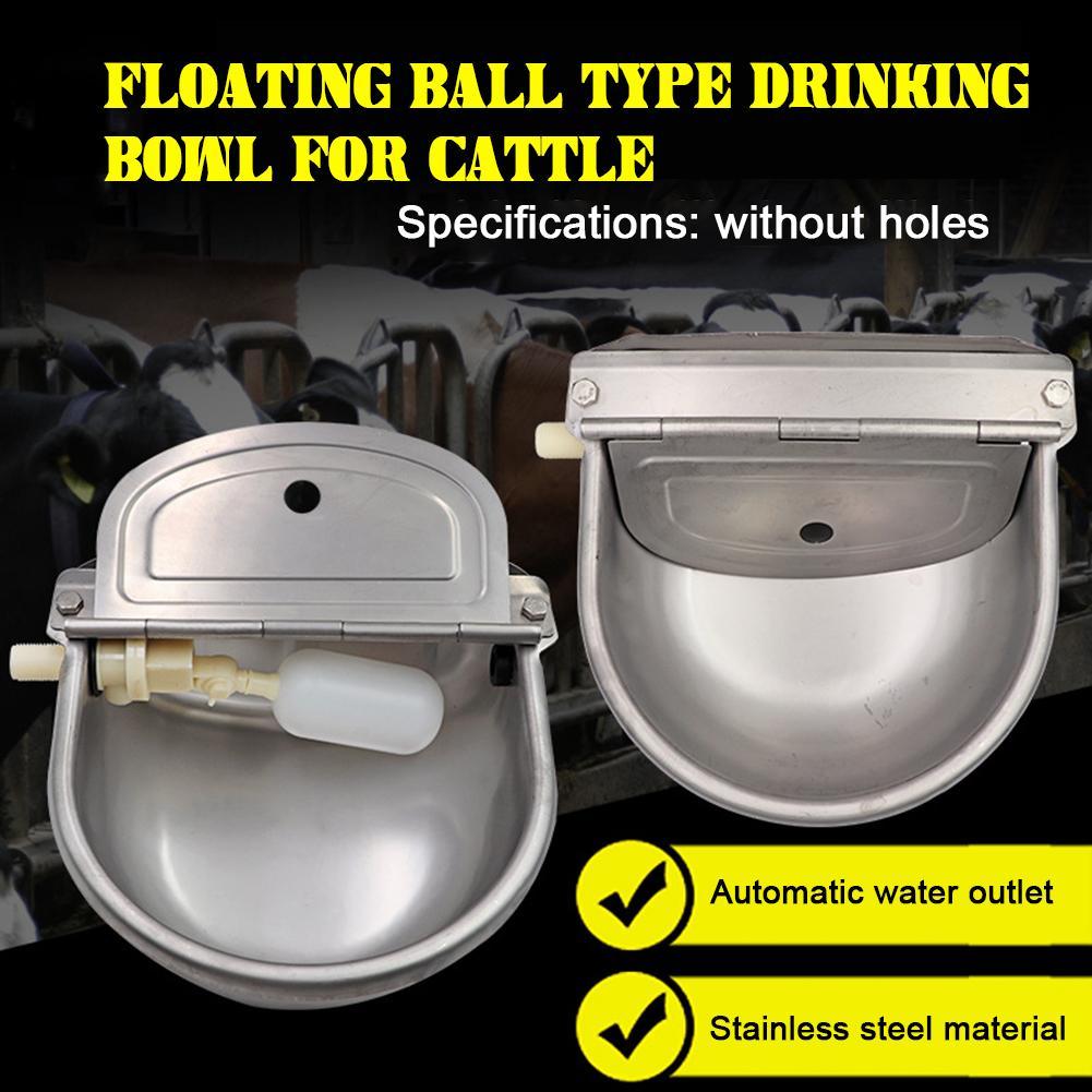 304 Stainless Steel Water Trough Bowl Horses Goats Sheep Pig Float