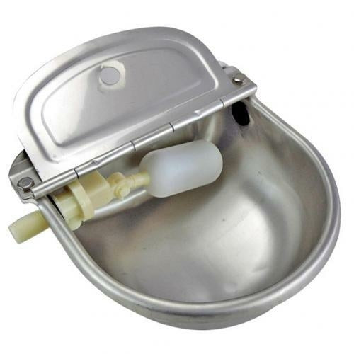 304 Stainless Steel Water Trough Bowl Horses Goats Sheep Pig Float