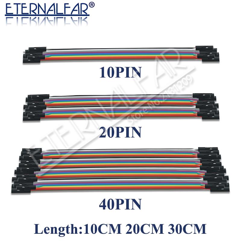 Dupont Jumper Wire Line 10cm 20cm 30cm Male To Male + Female To Male +