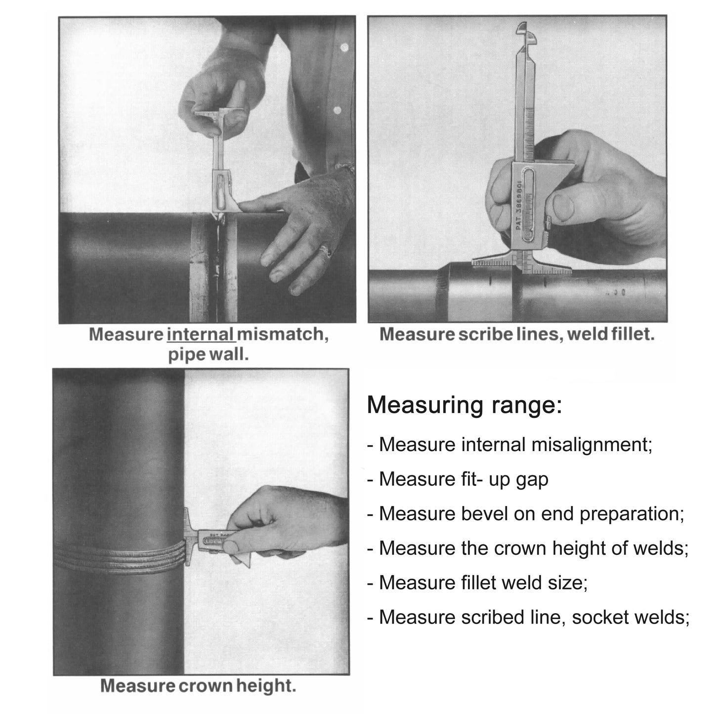 Weld Level Measuring Tool | Hi Lo Welding Gauge | Gauges Measurement |
