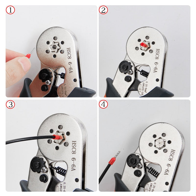 Crimp Pliers Crimping Plier Wire Ferrules | Ferrule Crimper Crimping