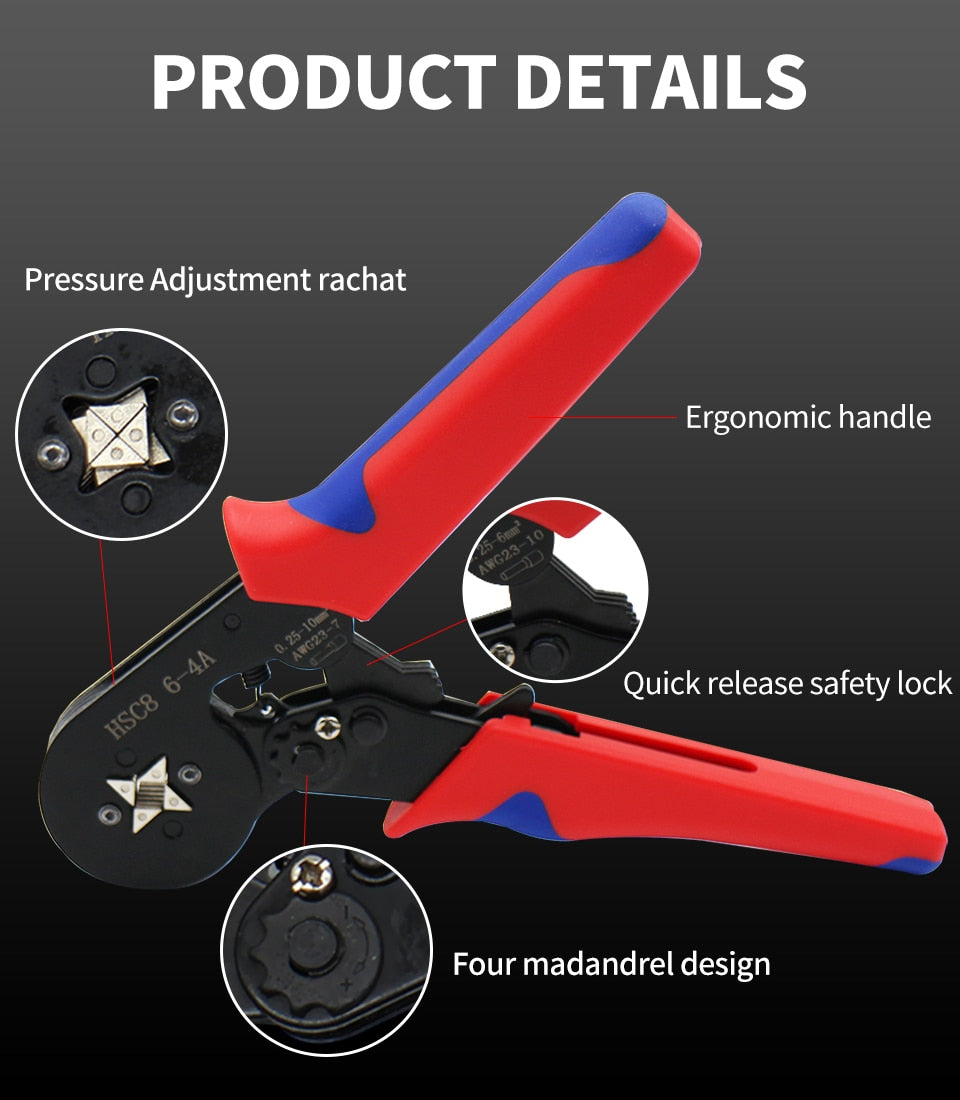 Crimp Pliers Crimping Plier Wire Ferrules | Ferrule Crimper Crimping