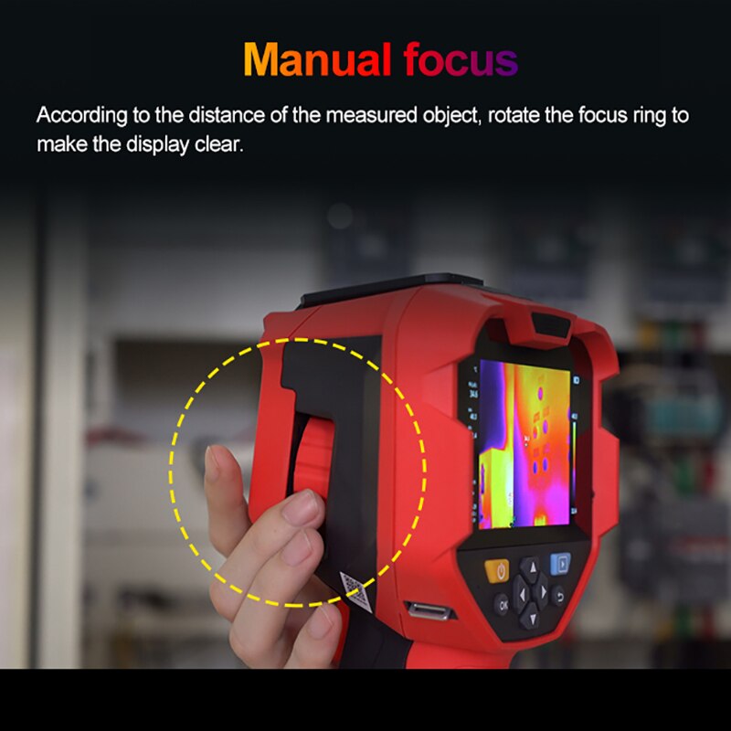 Uni-t Manual Focus Thermal Imager Uti384h 384x288 Pixels Thermographic