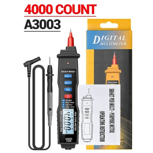 A3003 Digital Multimeter Pen Type Meter 4000 Counts Ac/dc Voltage